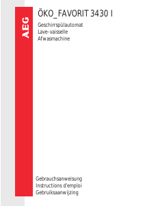 Handleiding AEG FAV3430I-B Vaatwasser