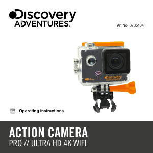 Manual Discovery Adventures 8785104 Action Camera