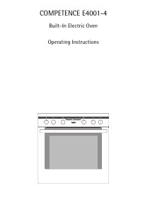 Manual AEG E4001-4-M Range