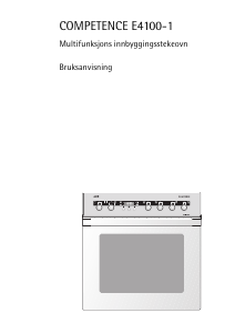 Bruksanvisning AEG E4100-1-W Komfyr