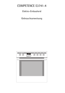 Bedienungsanleitung AEG E3741-4-W Herd