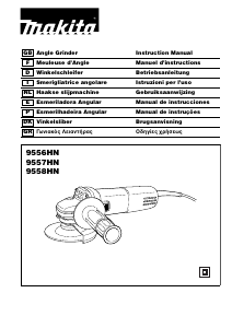 Εγχειρίδιο Makita 9556HN Γωνιακός τροχός