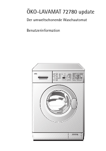 Bedienungsanleitung AEG LAV72780-W Waschmaschine