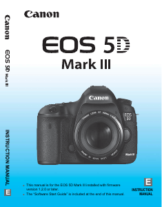 Handleiding Canon EOS 5D Mark III Digitale camera
