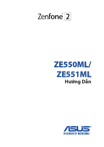 Hướng dẫn sử dụng Asus ZE550ML ZenFone 2 Điện thoại di động