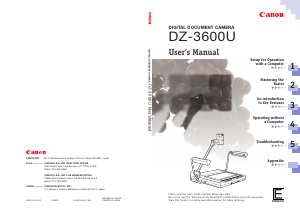 Manual Canon DZ-3600U Document Camera