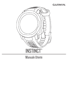 Manuale Garmin Instinct Orologio sportivo