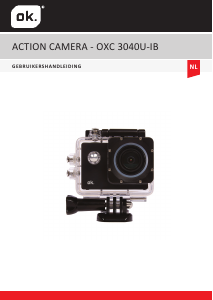Handleiding OK OXC 3040U-IB Actiecamera
