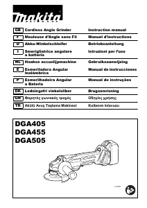 Bedienungsanleitung Makita DGA405 Winkelschleifer