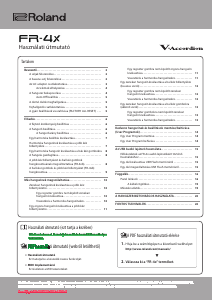 Használati útmutató Roland FR-4x Harmonika