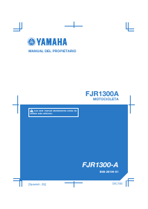 Manual de uso Yamaha FJR1300A (2018) Motocicleta