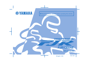 Manual Yamaha FJR1300AE (2014) Motorcycle