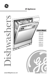 Manual GE GHD1106F00WW Dishwasher