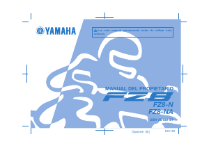 Manual de uso Yamaha FZ8-N (2015) Motocicleta