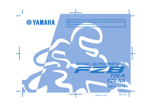 Mode d’emploi Yamaha FZ8-N (2015) Moto
