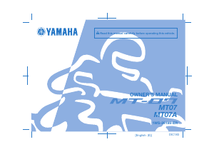 Handleiding Yamaha MT07 (2014) Motor