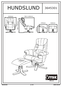 Manual JYSK Hundslund Fotoliu