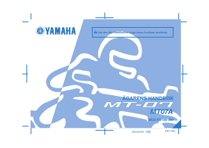 Bruksanvisning Yamaha MT07 (2017) Motorcykel