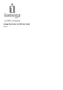 Manual Iomega StorCenter ix2-200 NAS