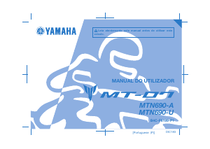 Manual Yamaha MT07 (2019) Motocicleta