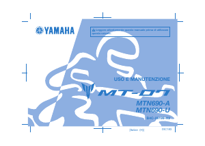Manuale Yamaha MT07 (2020) Motocicletta