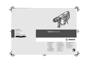 Návod Bosch GSH 3 E Professional Búracie kladivo