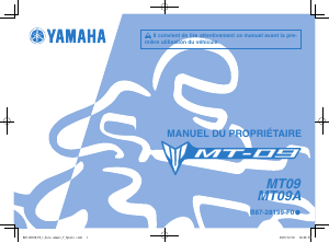 Mode d’emploi Yamaha MT09 (2016) Moto