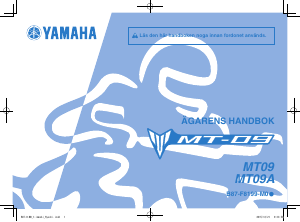 Bruksanvisning Yamaha MT09 (2016) Motorcykel