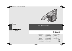 Návod Bosch GSH 7 VC Professional Búracie kladivo