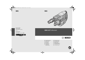 Mode d’emploi Bosch GSH 11 E Professional Marteau-piqueur