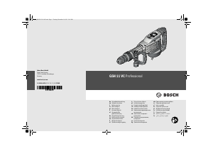 Návod Bosch GSH 11 VC Professional Búracie kladivo