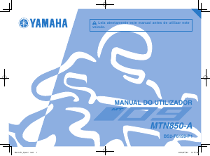 Manual Yamaha MT09 (2018) Motocicleta