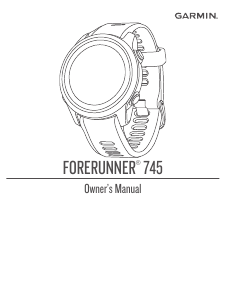 Handleiding Garmin Forerunner 745 Sporthorloge