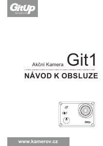 Manuál GitUp Git1 Akční kamera