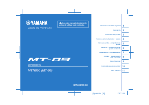 Manual de uso Yamaha MT09 (2021) Motocicleta