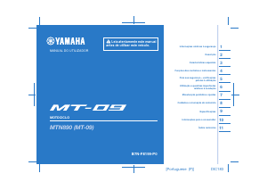 Manual Yamaha MT09 (2021) Motocicleta