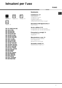 Manual de uso Hotpoint-Ariston PK 640 R GH /HA Placa