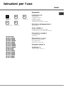 Mode d’emploi Hotpoint-Ariston TD 751 S (BK) GH/HA Table de cuisson