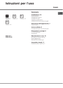 Manual de uso Hotpoint-Ariston PSC 04 T Placa