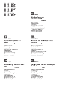 Manuale Hotpoint-Ariston PC 750 X /HA Piano cottura