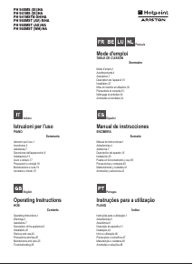 Manual Hotpoint-Ariston PH 960MST (WH)/HA Placa