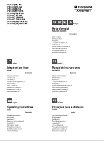 Mode d’emploi Hotpoint-Ariston PC 631 (WH) /HA Table de cuisson