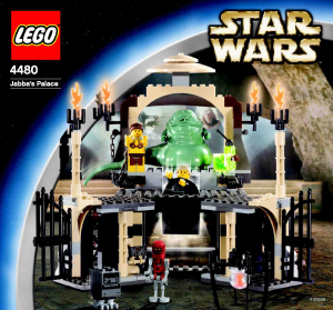 Manuale Lego set 4480 Star Wars Il palazzo di Jabba