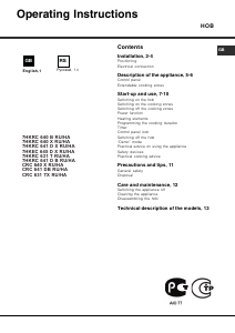 Manual Hotpoint-Ariston 7HKRC 641 D B RU/HA Hob