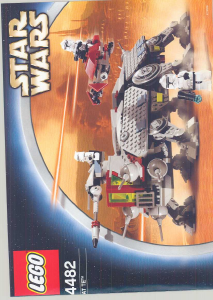 Εγχειρίδιο Lego set 4482 Star Wars AT-TE