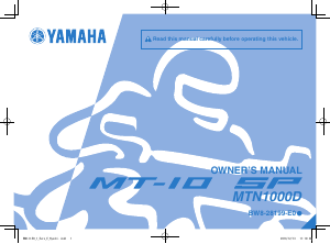Manual Yamaha MT10 SP (2017) Motorcycle