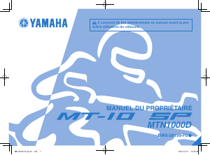 Mode d’emploi Yamaha MT10 SP (2017) Moto