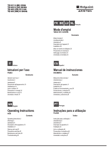 Mode d’emploi Hotpoint-Ariston TQ 640 (BK) K GH/HA Table de cuisson
