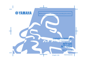 Handleiding Yamaha MT125 (2015) Motor