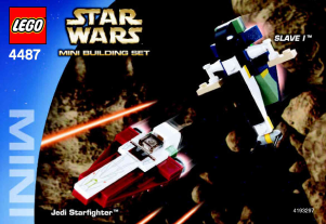 Brugsanvisning Lego set 4487 Star Wars MINI Jedi starfighter og Slave I